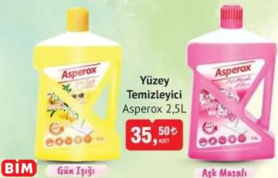 ASPEROX YÜZEY TEMİZLEYİCİ